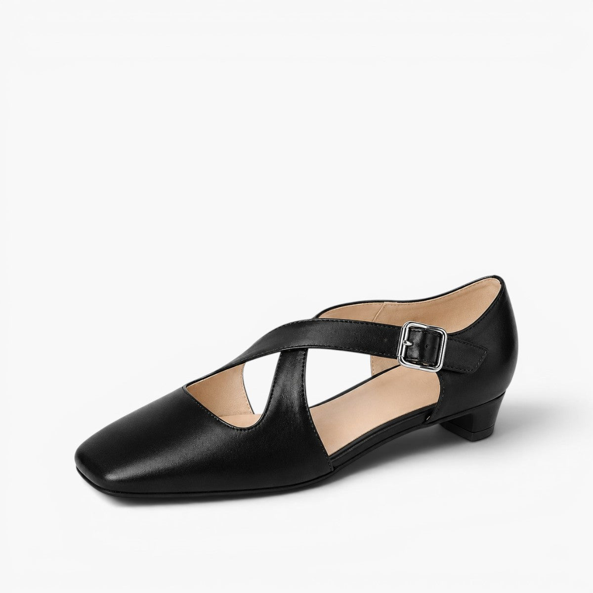 Celise D'Orsay Leather Heels
