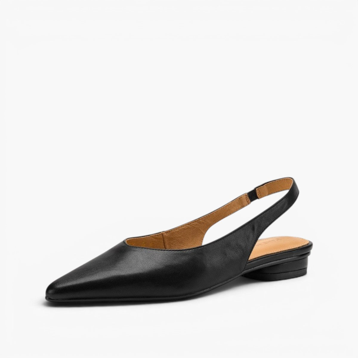 Vireya Slingback Leather Flats