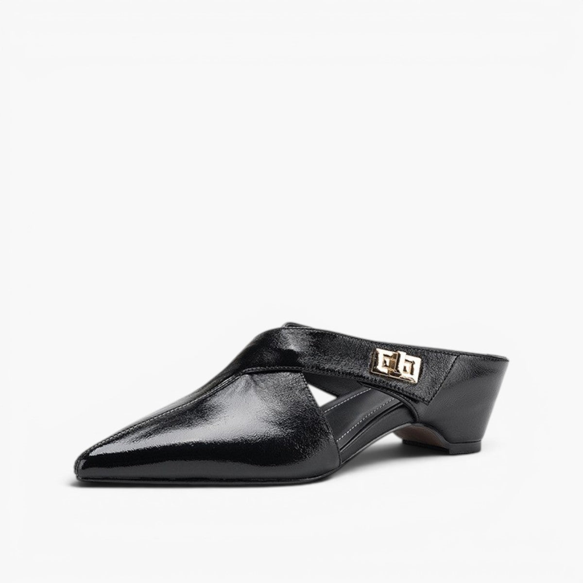 Aurel Leather Sculpt Mules