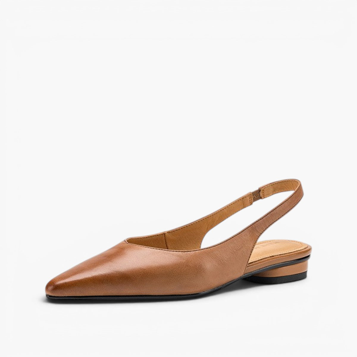 Vireya Slingback Leather Flats
