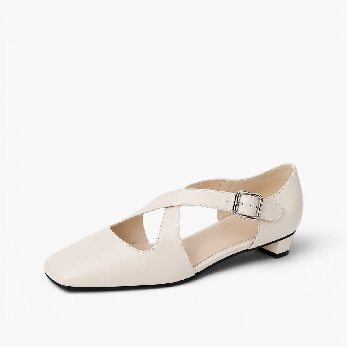 Celise D'Orsay Leather Heels