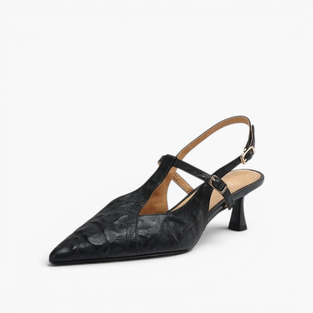 Aviel Pointed Leather Heels