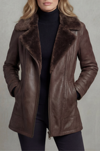 Ravella – Shearling-lined elegance – Leather jacket