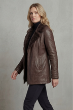 Ravella – Shearling-lined elegance – Leather jacket