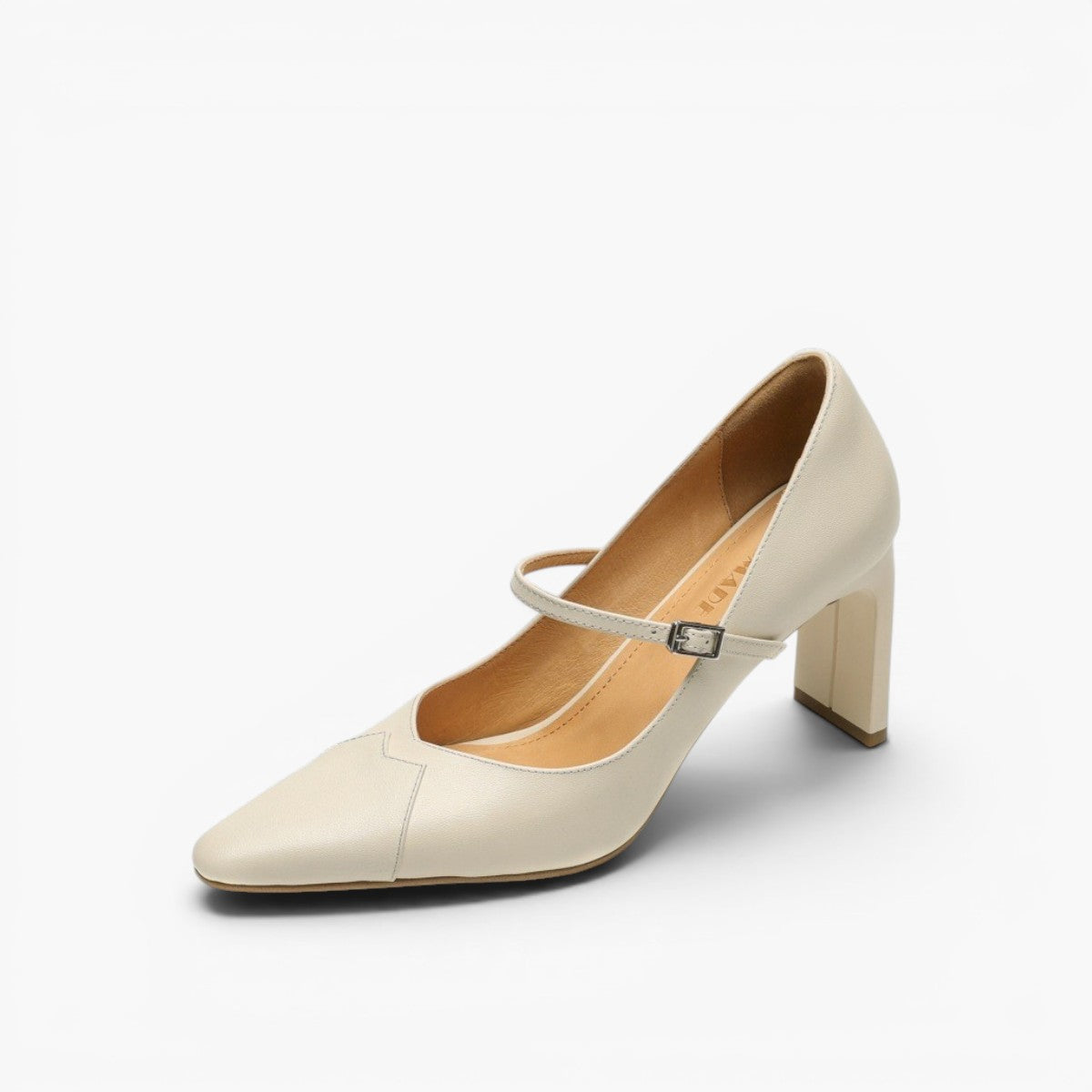 Rivelle Mary-Strap Leather Pumps