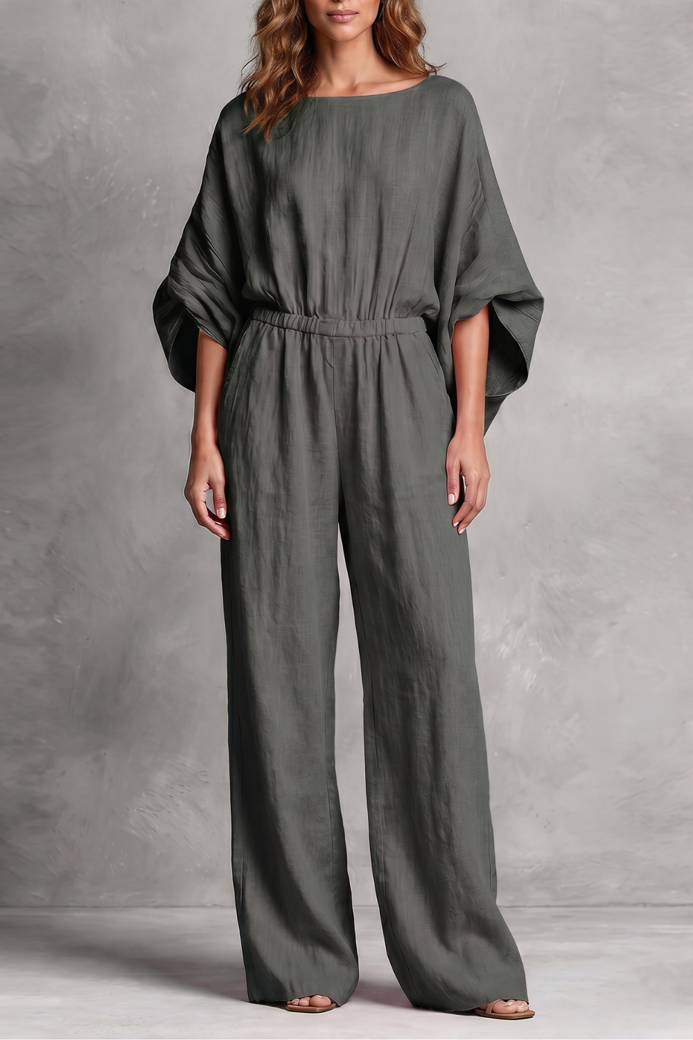 Relaxed bohemian silhouette | Wide-leg jumpsuit