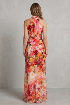 Romantic Floral Allure Maxi Dress