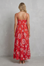 Playful Print Charm Maxi Dress