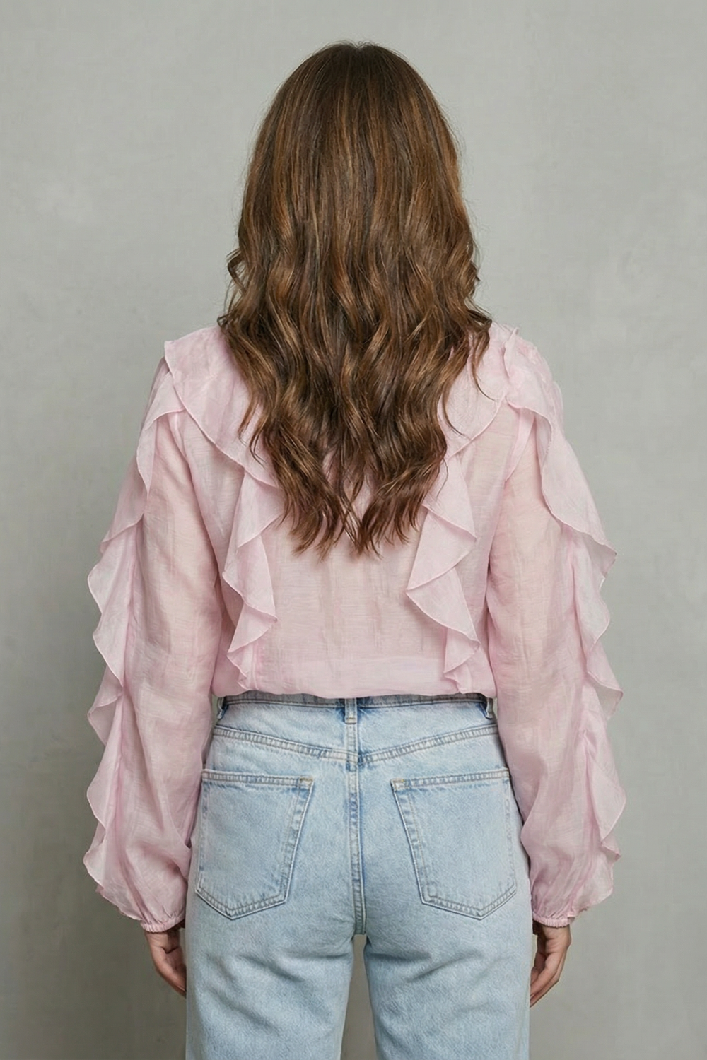 Romantic Ruffle Elegance Blouse