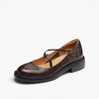Ruelle Leather Mary Janes