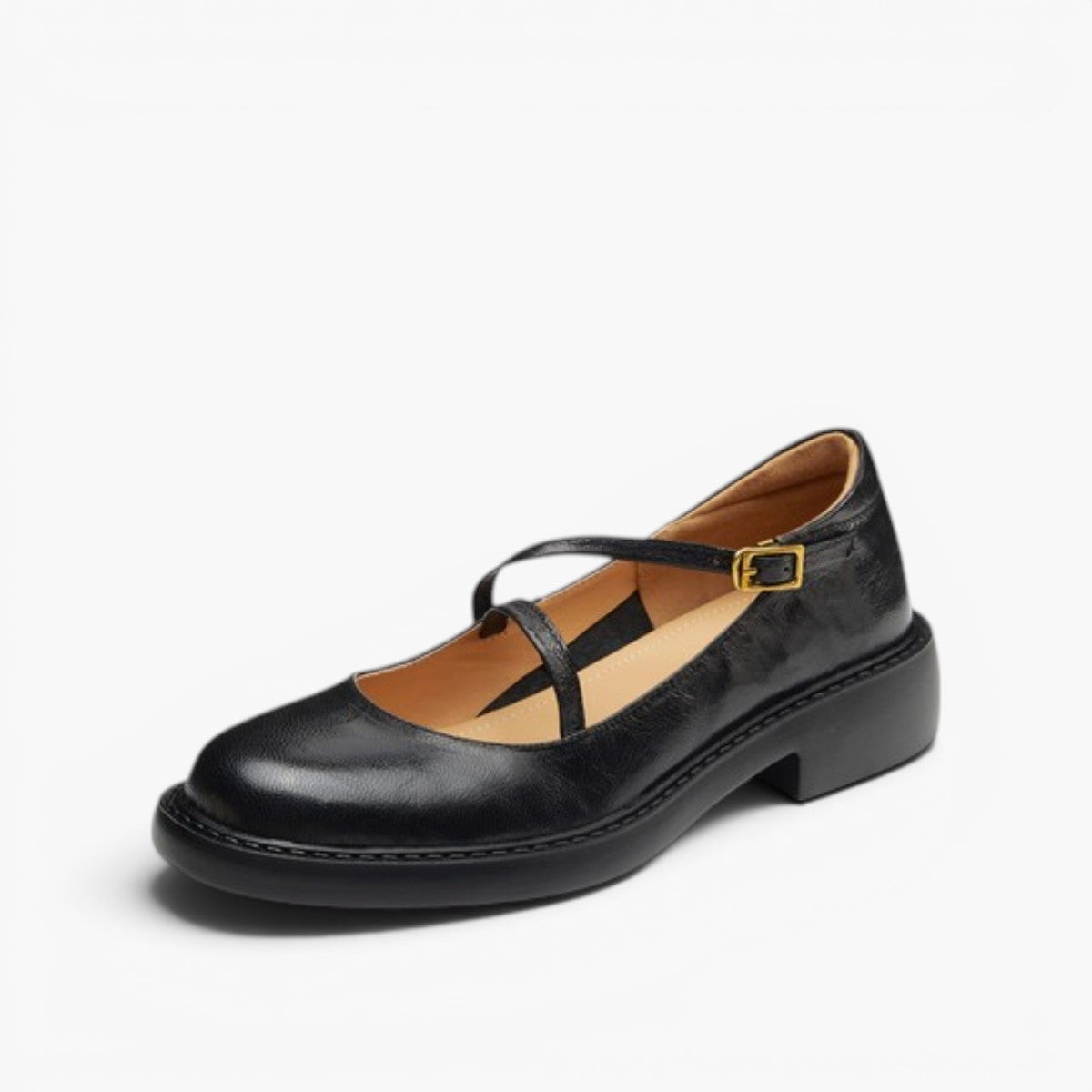 Ruelle Leather Mary Janes
