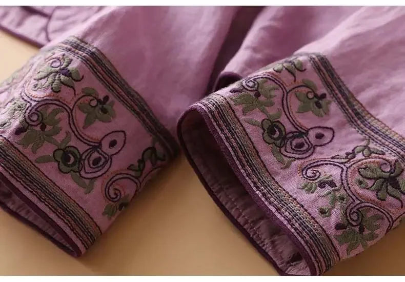 Relaxed Embroidered Breeze Blouse