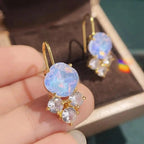 Timeless Gold Rainbow Zircon Earrings