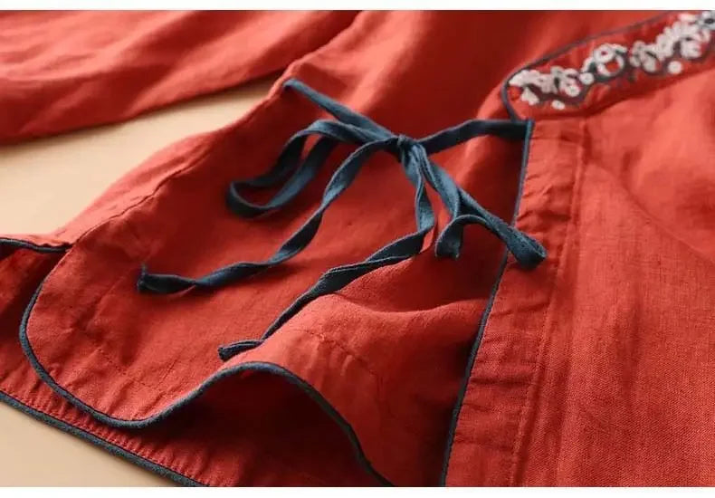 Relaxed Embroidered Breeze Blouse