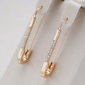 Shimmering Crystal Pearl Dangle Earrings
