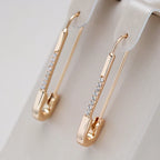 Shimmering Crystal Pearl Dangle Earrings