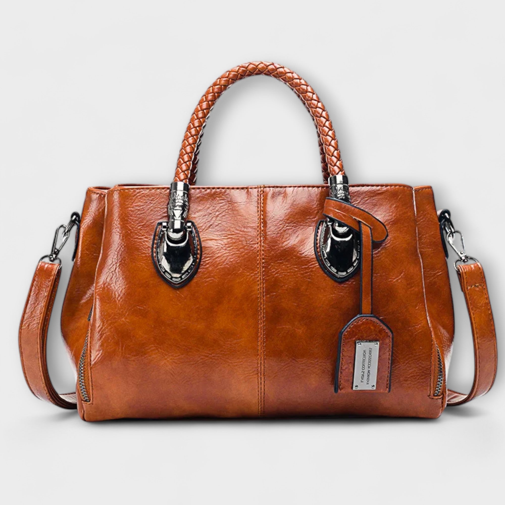 Olivia - Elegant Duffel Bag - Black