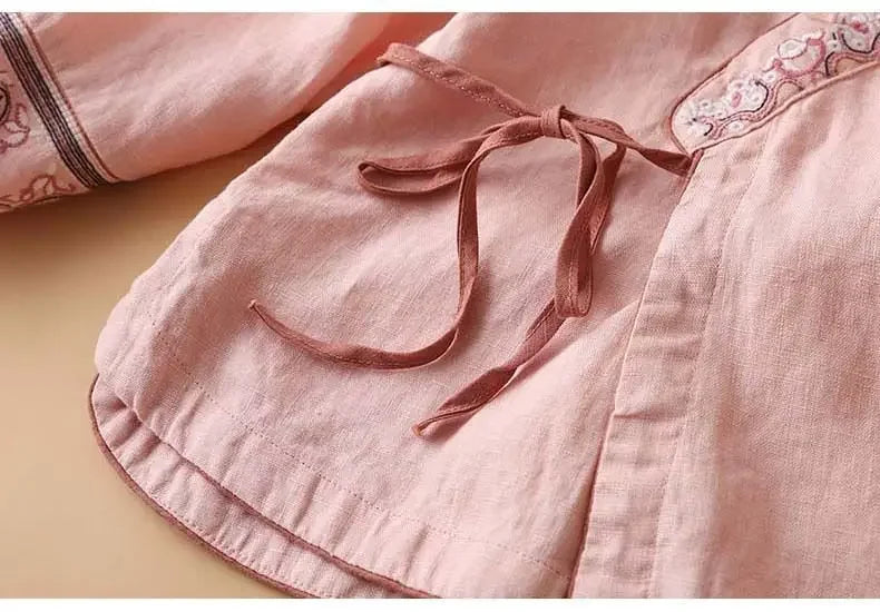 Relaxed Embroidered Breeze Blouse