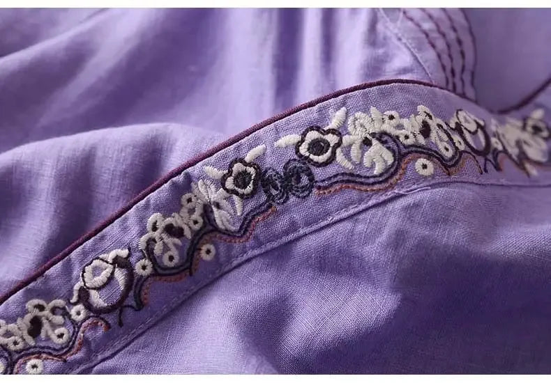 Relaxed Embroidered Breeze Blouse