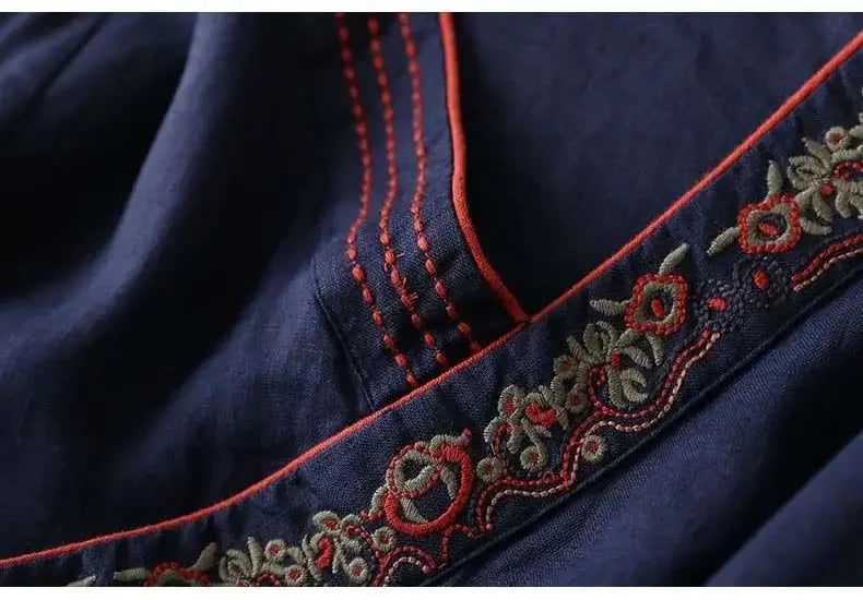 Relaxed Embroidered Breeze Blouse