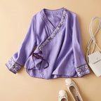 Relaxed Embroidered Breeze Blouse
