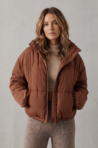 Savillonne – Quilted comfort – Cropped puffer jacket