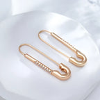 Shimmering Crystal Pearl Dangle Earrings