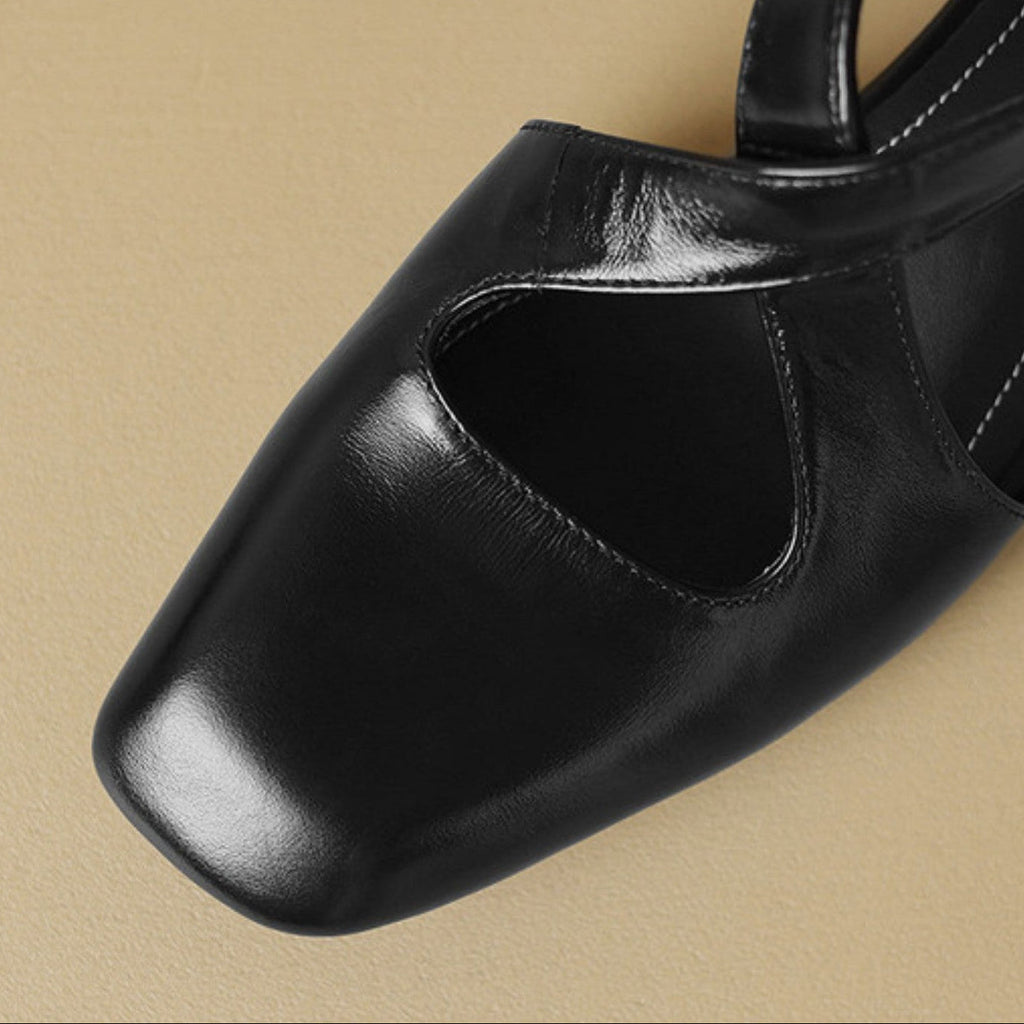 Celise D'Orsay Leather Heels