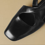 Celise D'Orsay Leather Heels