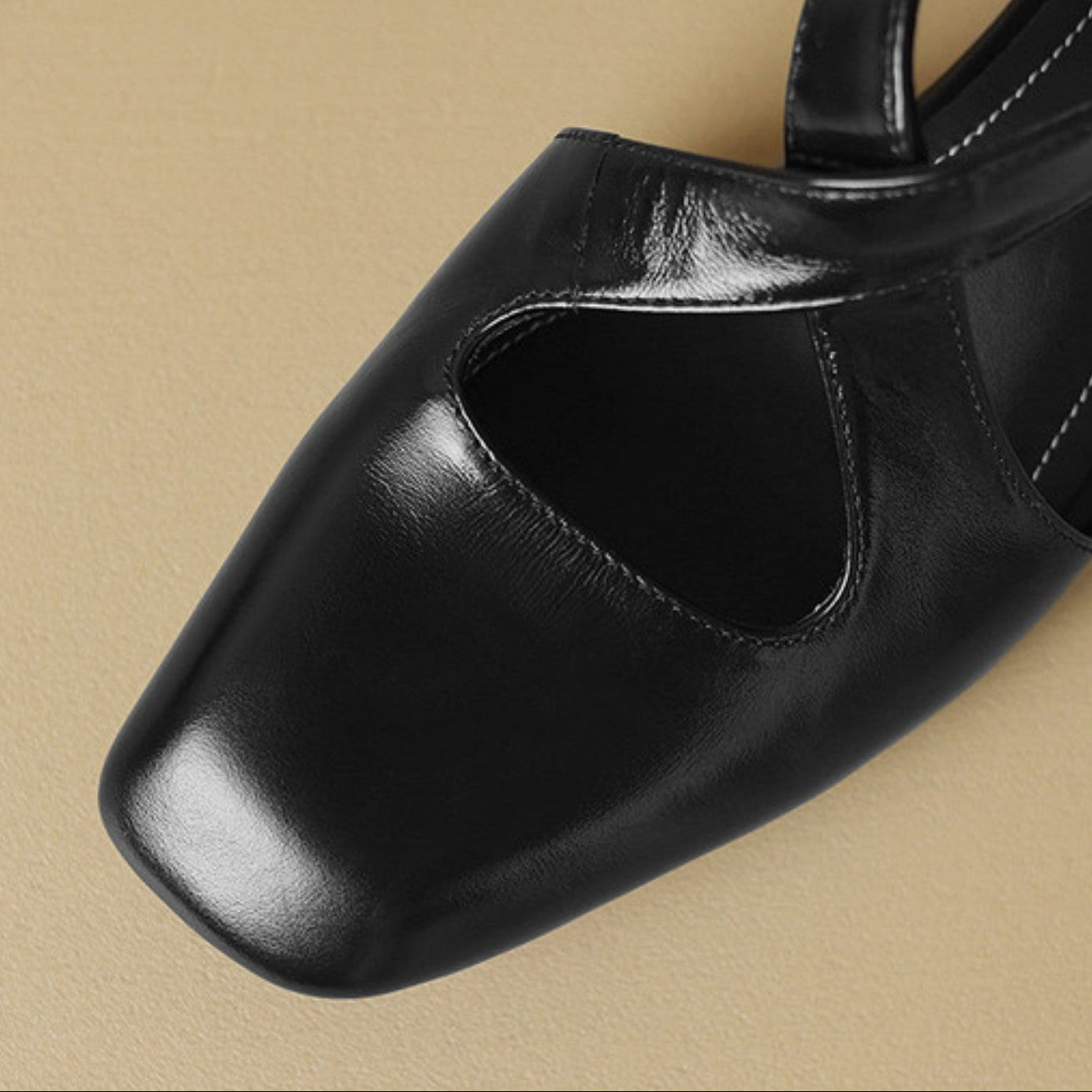 Celise D'Orsay Leather Heels