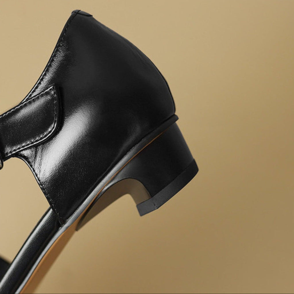 Celise D'Orsay Leather Heels