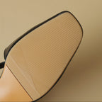 Celise D'Orsay Leather Heels