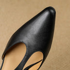 Rosie T-Bar Leather Heels