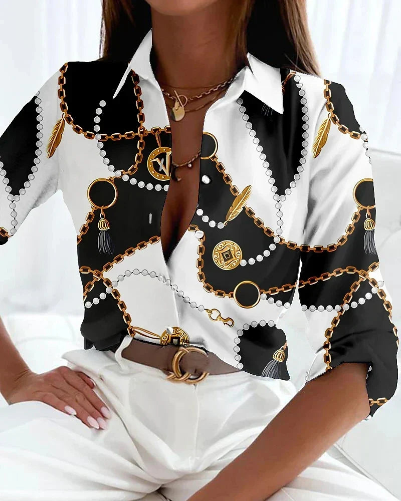 Contemporary Printed Blouse