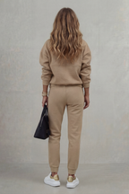 Asymmetric Detail Casual Elegance Set