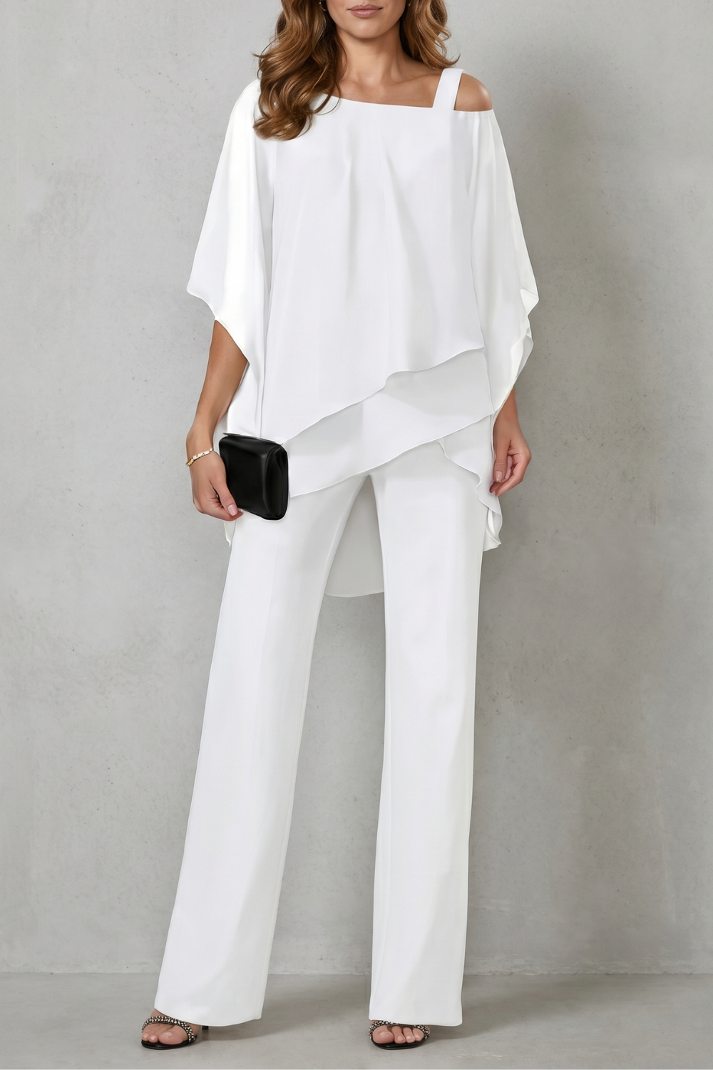 Fluid Layered Elegance Two-piece Set