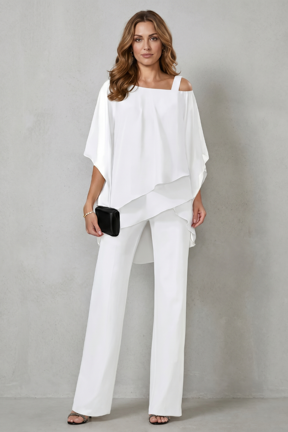 Fluid Layered Elegance Two-piece Set