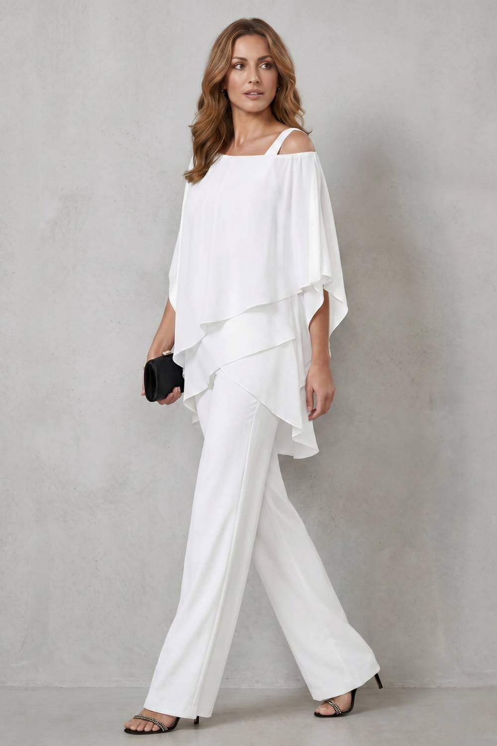 Fluid Layered Elegance Two-piece Set