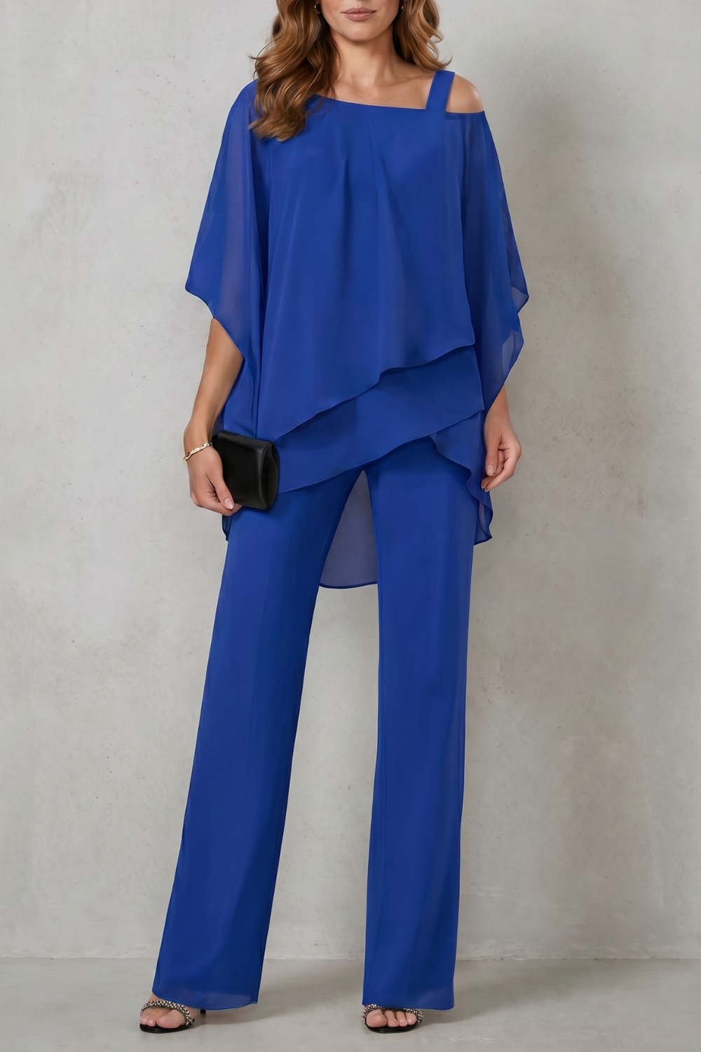 Fluid Layered Elegance Two-piece Set
