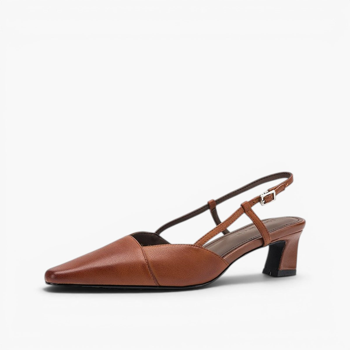 Serelle Leather Slingback Heels