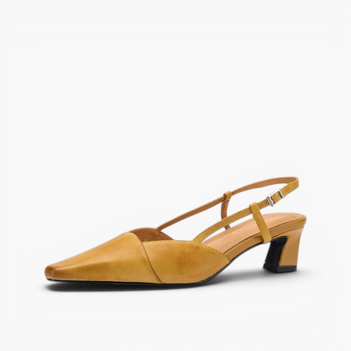Serelle Leather Slingback Heels