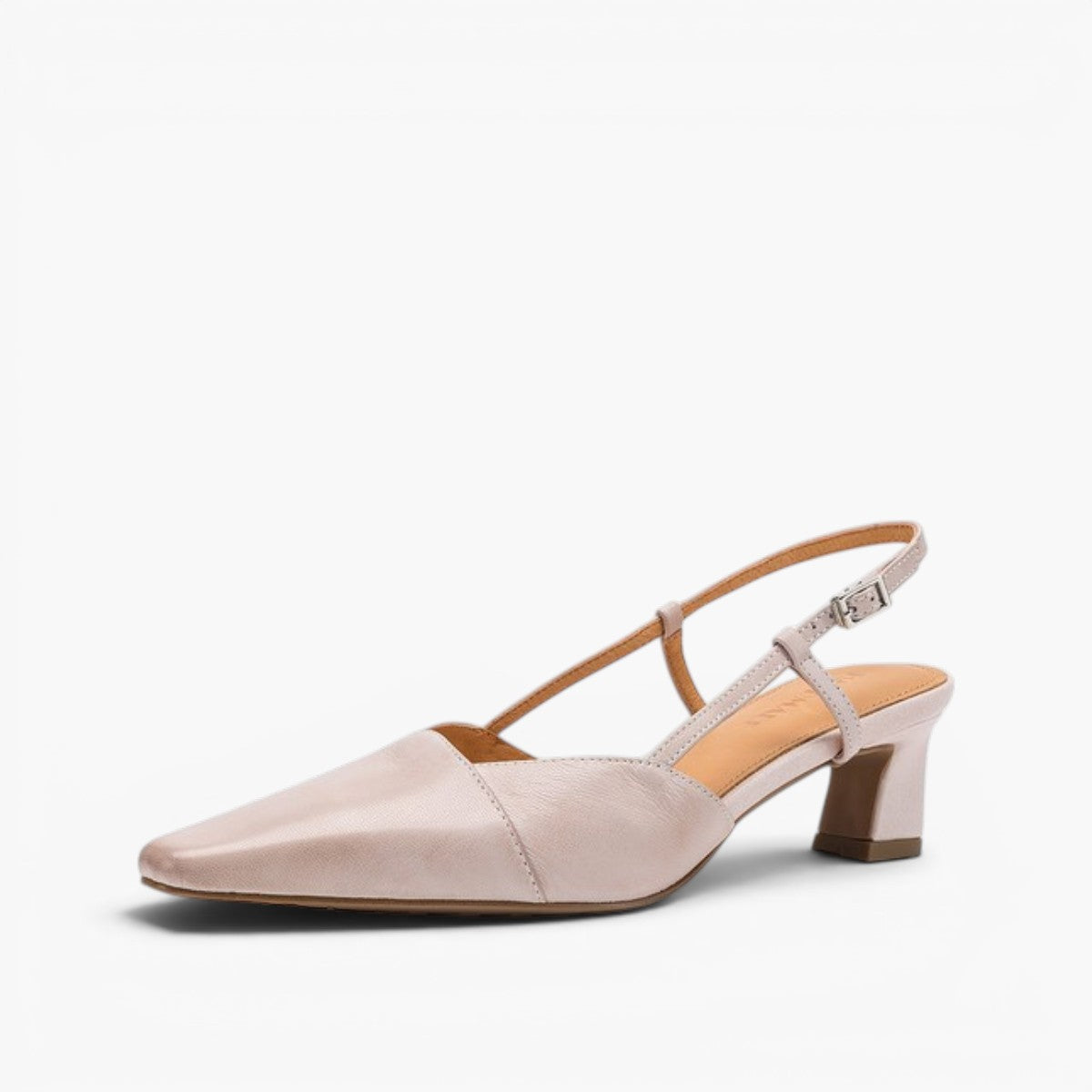 Serelle Leather Slingback Heels