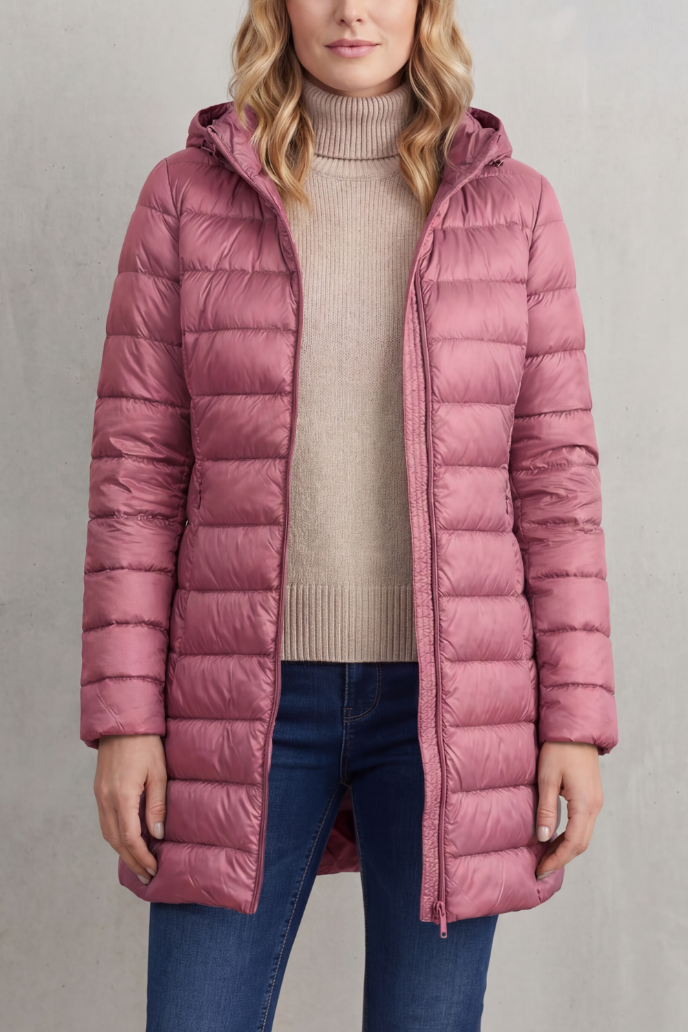 Featherlight warmth | Hooded down jacket