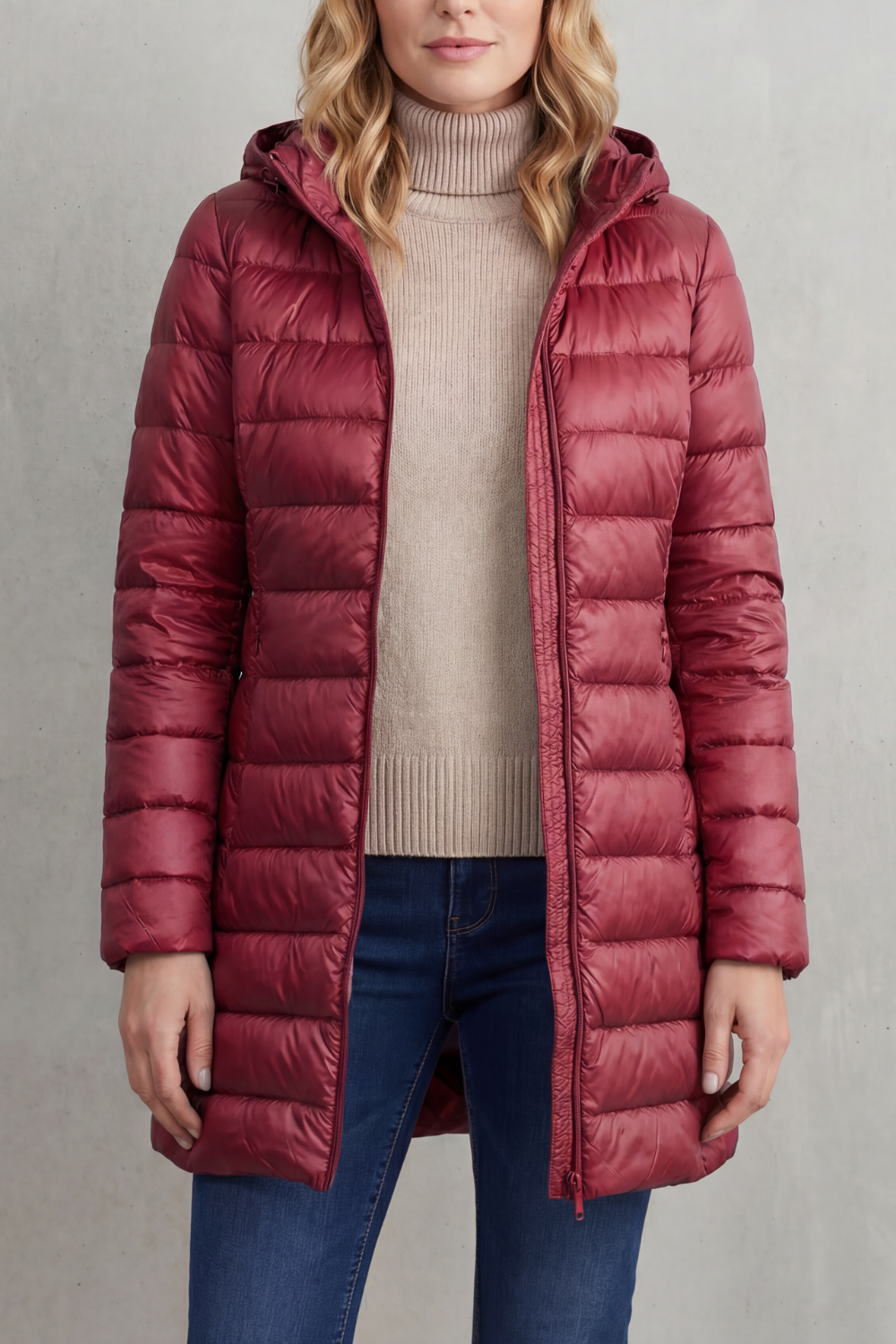 Featherlight warmth | Hooded down jacket