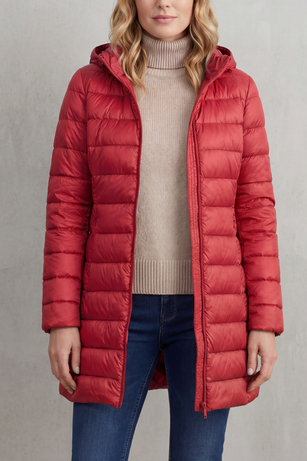 Featherlight warmth | Hooded down jacket