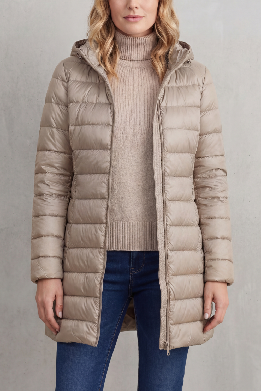 Featherlight warmth | Hooded down jacket