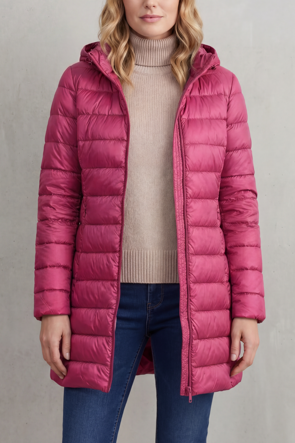 Featherlight warmth | Hooded down jacket