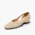 Serisse Mesh Leather Heels