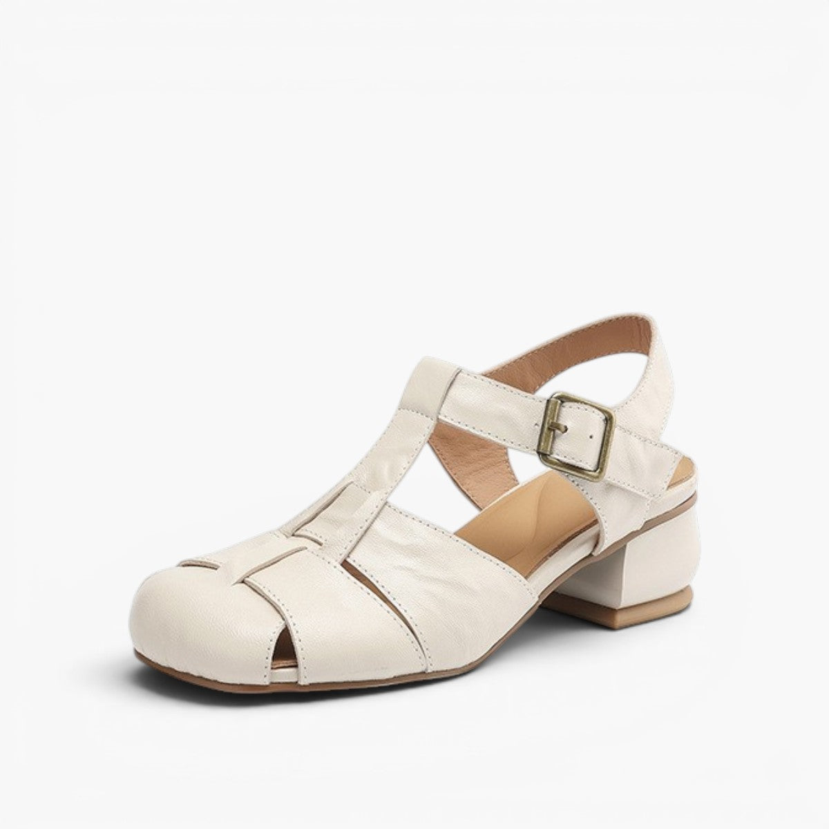 Serisse Roman Leather Heels