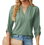 Chic and Comfortable Blouse - Green